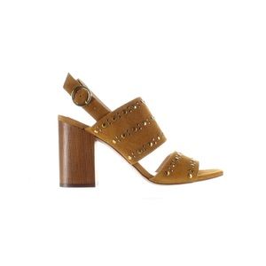 J.Crew Stella high heeled sandals camel/gold